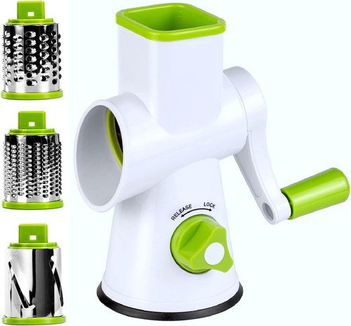 Rotary cheese grater round - grater,