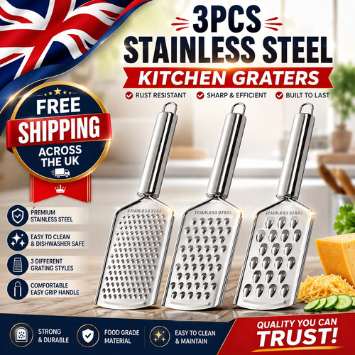 3pcs hand held cheese grater - 3pcs,