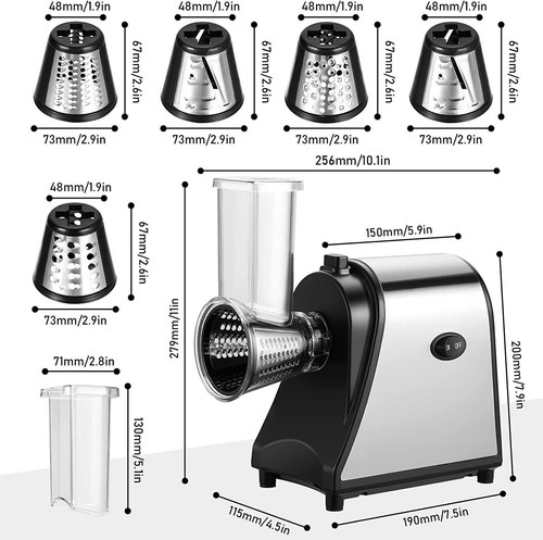 Electric grater 5in1 - electric, vegetable