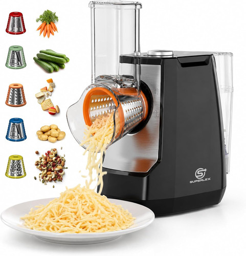 Electric cheese grater - grater, 5-in-1