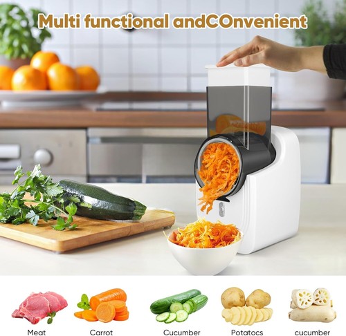 Electric salad slicer fruit - salad,